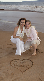 gay and lesbian weddings on Maui, Hawaii