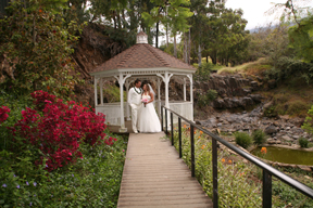 Gazebo at Kula Botanical garden for weddings